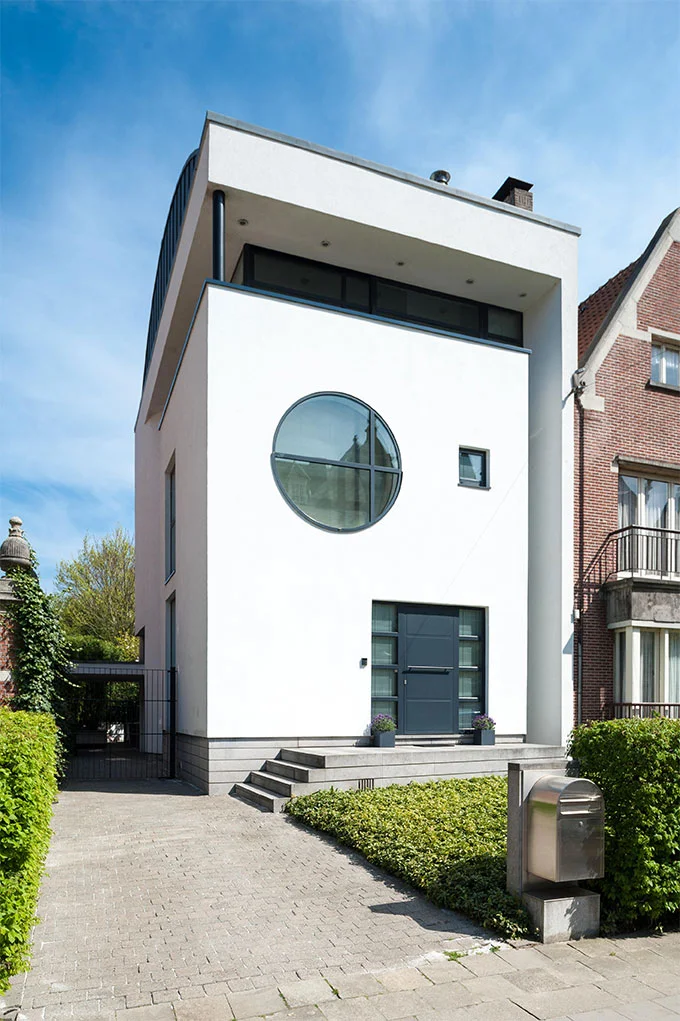 Woning in siliconenharspleister